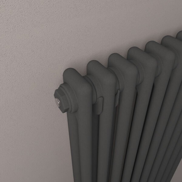 Eastbrook Rivassa 3 Column Radiator Matt Anthracite - Image 10
