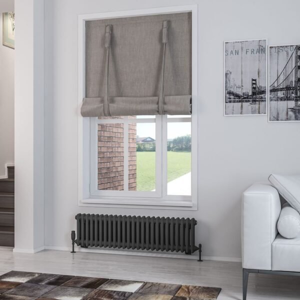 Eastbrook Rivassa 2 Column Designer Radiator Matt Anthracite - Image 2