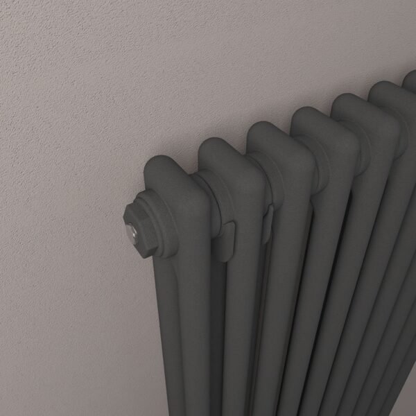 Eastbrook Rivassa 2 Column Designer Radiator Matt Anthracite - Image 17