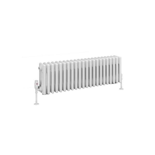 Eastbrook Rivassa 4 Column Designer Radiator White - Image 2