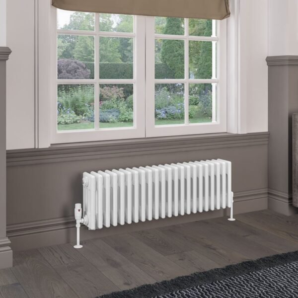 Eastbrook Rivassa 4 Column Designer Radiator White