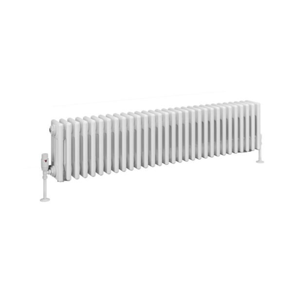 Eastbrook Rivassa 4 Column Designer Radiator White - Image 5