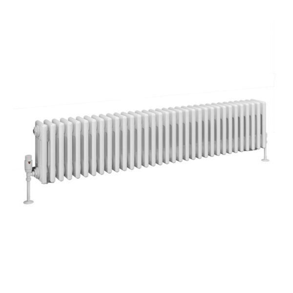 Eastbrook Rivassa 4 Column Designer Radiator White - Image 6