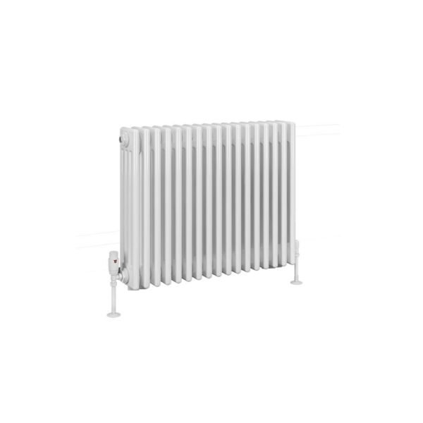 Eastbrook Rivassa 4 Column Designer Radiator White - Image 10