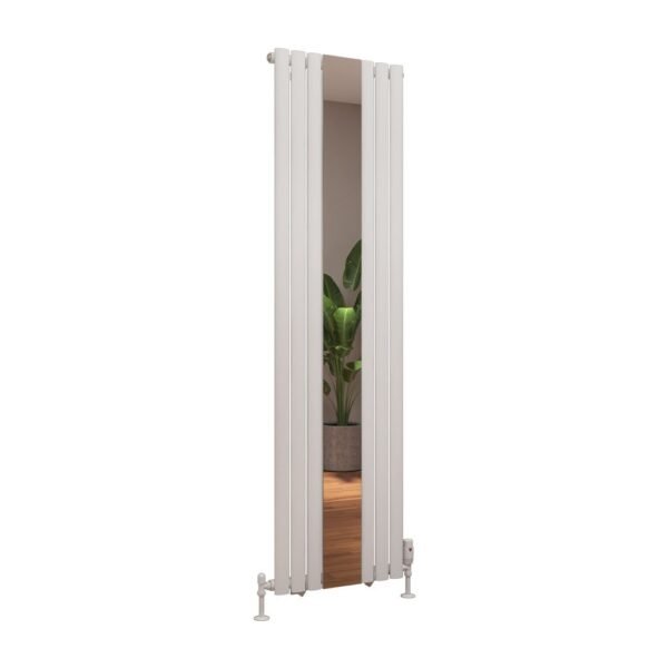 Eastbrook Tunstall Mirror Designer Radiator Matt White - Image 5
