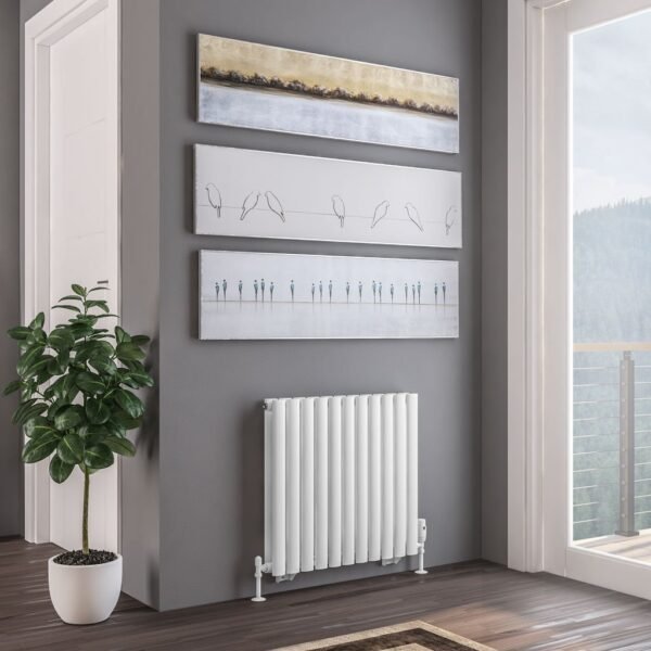 Eastbrook Tunstall Double Designer Radiator Matt White - Image 3