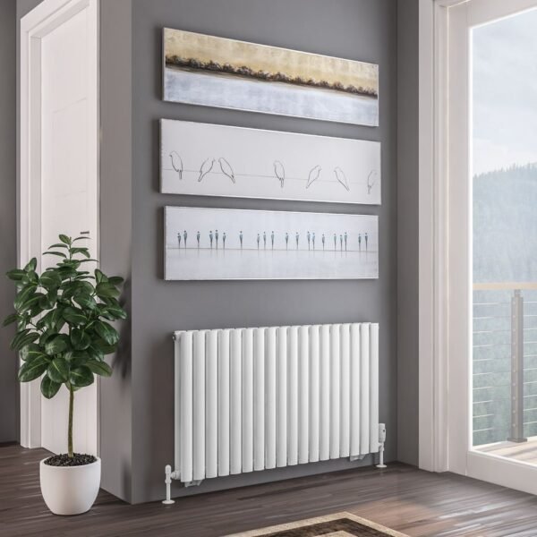 Eastbrook Tunstall Double Designer Radiator Matt White - Image 4