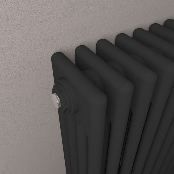 Eastbrook Rivassa 4 Column Radiator Matt Black - Image 10
