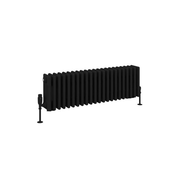Eastbrook Rivassa 4 Column Radiator Matt Black