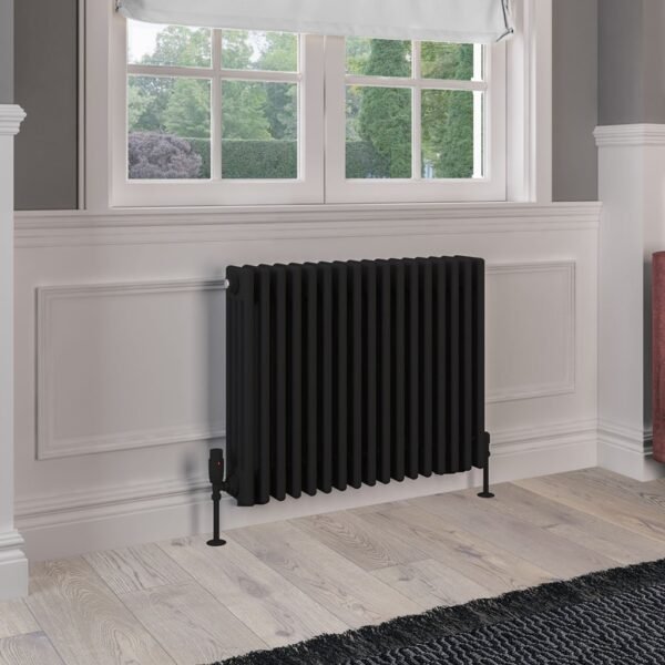 Eastbrook Rivassa 4 Column Radiator Matt Black - Image 7