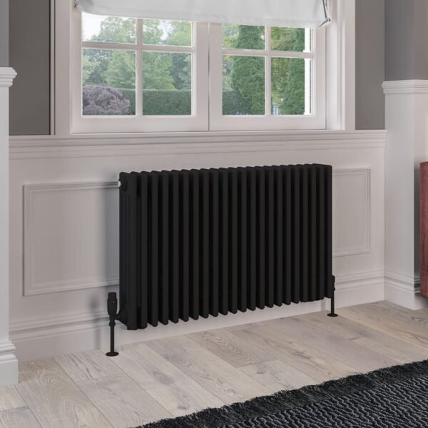 Eastbrook Rivassa 4 Column Radiator Matt Black - Image 8