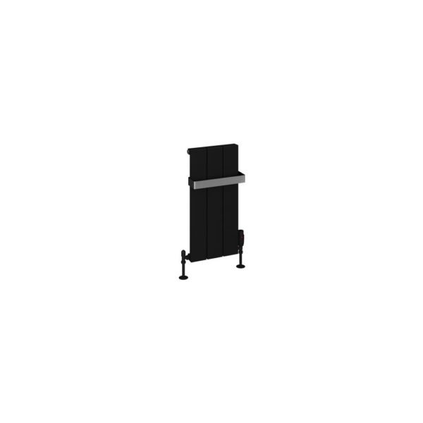 Eastbrook Rosano Aluminium Designer Radiator Matt Black