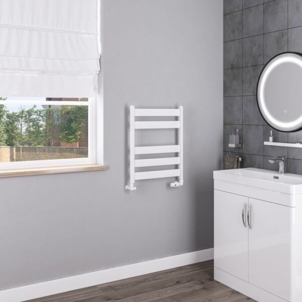 Eastbrook Pelago Designer Heated Towel Rail Matt White
