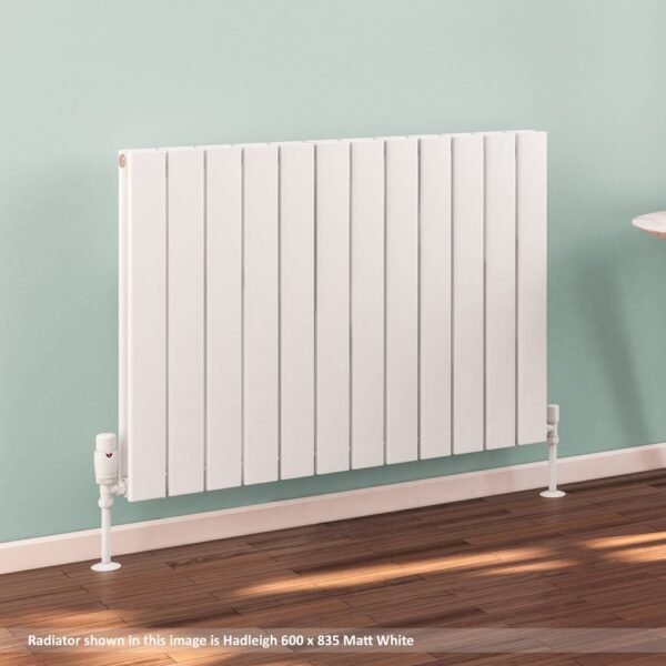 Eastbrook Hadleigh Aluminium Designer Radiator Matt White