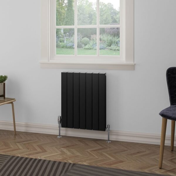 Eastbrook Hadleigh Aluminium Designer Radiator Matt Black