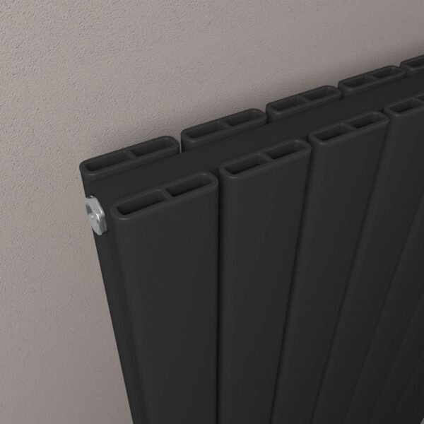 Eastbrook Hadleigh Aluminium Designer Radiator Matt Black - Image 18
