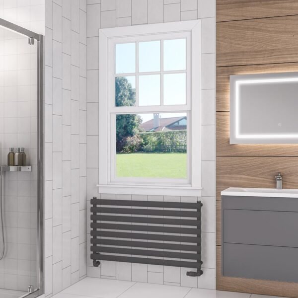 Eastbrook Tunstall Designer Heated Towel Rail Matt Anthracite