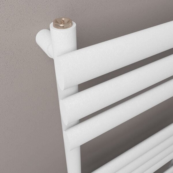 Eastbrook Tunstall Designer Heated Towel Rail Matt White - Image 11