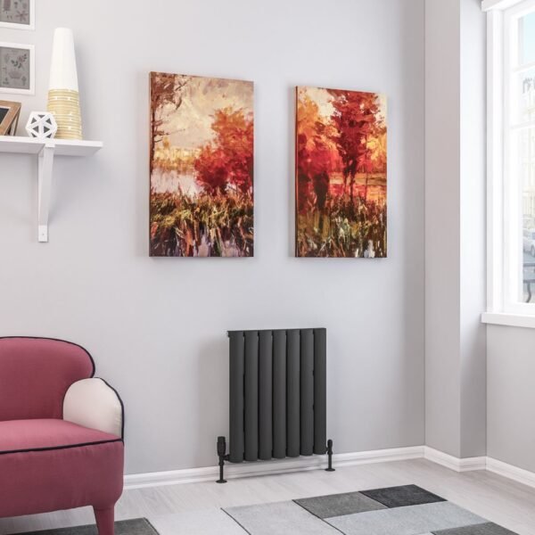 Eastbrook Kelmscott Aluminium Designer Radiator Matt Anthracite - Image 2