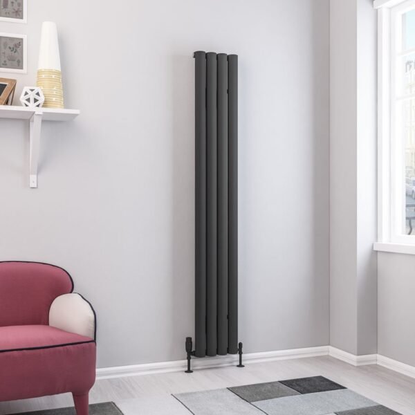 Eastbrook Kelmscott Aluminium Designer Radiator Matt Anthracite - Image 10
