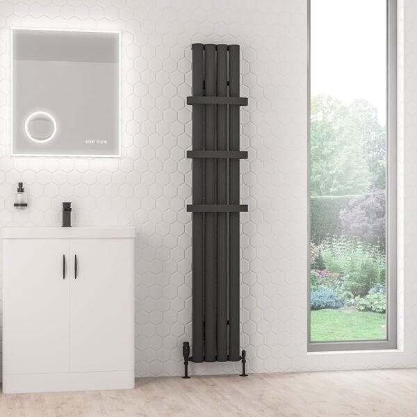Eastbrook Kelmscott Aluminium Designer Radiator Matt Anthracite - Image 15