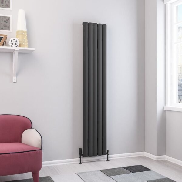Eastbrook Kelmscott Aluminium Designer Radiator Matt Anthracite - Image 11
