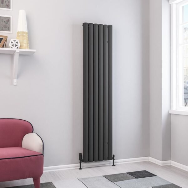 Eastbrook Kelmscott Aluminium Designer Radiator Matt Anthracite - Image 12