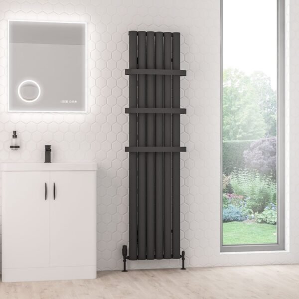 Eastbrook Kelmscott Aluminium Designer Radiator Matt Anthracite - Image 17