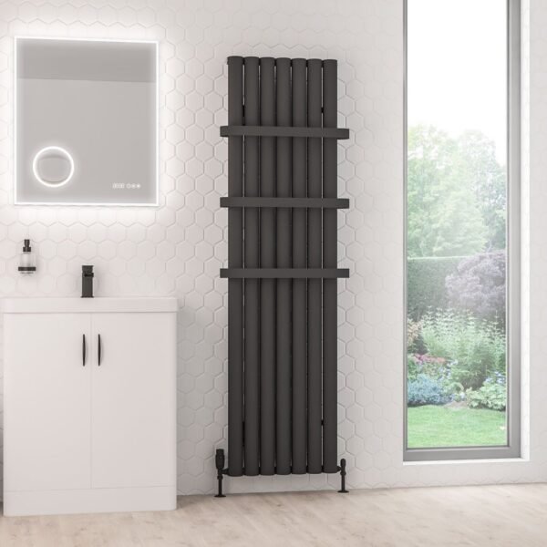 Eastbrook Kelmscott Aluminium Designer Radiator Matt Anthracite - Image 18