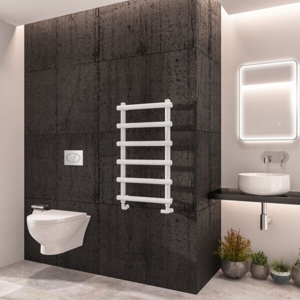 Eastbrook Marlow Designer Heated Towel Rail Matt White