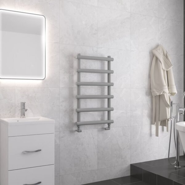 Eastbrook Marlow Designer Heated Towel Rail Matt Grey