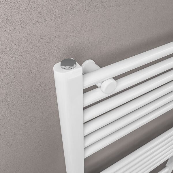 Eastbrook Westward Straight Heated Towel Rail Gloss White - Image 3