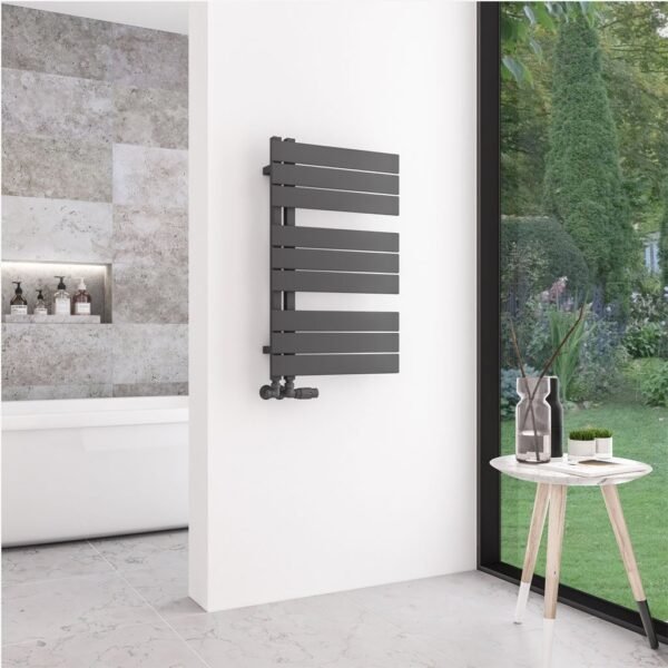 Eastbrook Helmsley Designer Heated Towel Rail Matt Anthracite