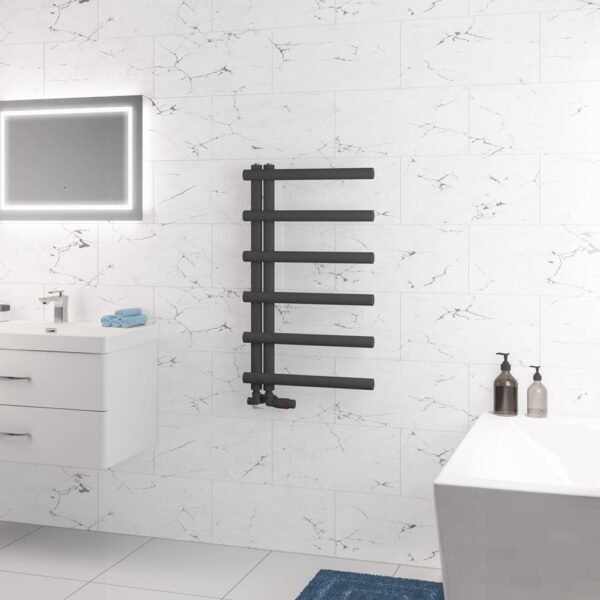 Eastbrook Marlow E-Style Designer Heated Towel Rail Matt Anthracite