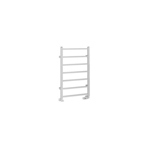 Eastbrook Tuscan Square Straight Heated Towel Rail Gloss White - Image 2