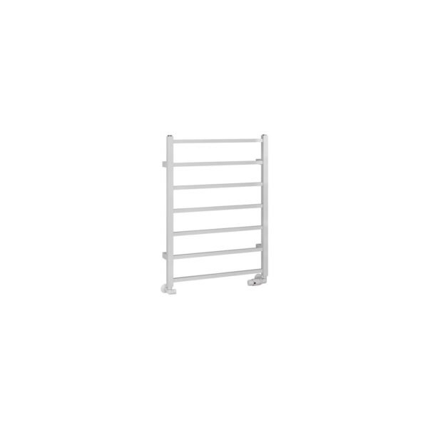Eastbrook Tuscan Square Straight Heated Towel Rail Gloss White - Image 5