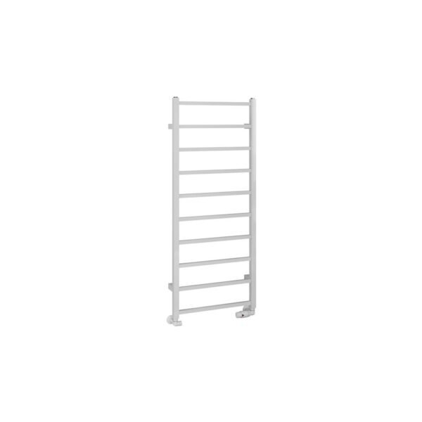 Eastbrook Tuscan Square Straight Heated Towel Rail Gloss White - Image 6