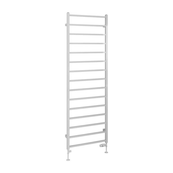 Eastbrook Tuscan Square Straight Heated Towel Rail Gloss White - Image 9