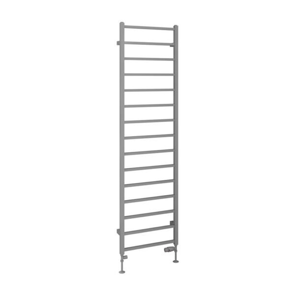 Eastbrook Tuscan Square Straight Heated Towel Rail Matt Grey - Image 8