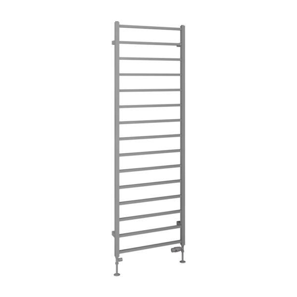 Eastbrook Tuscan Square Straight Heated Towel Rail Matt Grey - Image 9