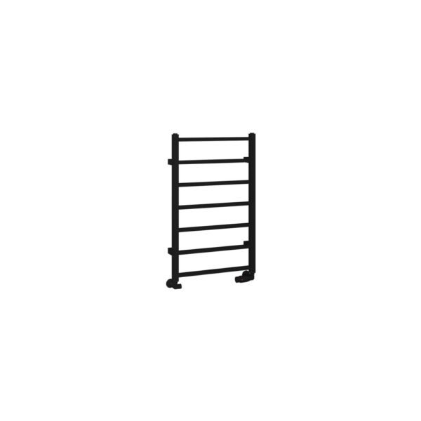 Eastbrook Tuscan Square Straight Heated Towel Rail Matt Black - Image 2