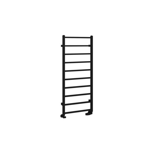 Eastbrook Tuscan Square Straight Heated Towel Rail Matt Black - Image 6