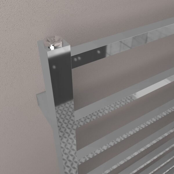Eastbrook Tuscan Square Straight Heated Towel Rail Chrome - Image 3