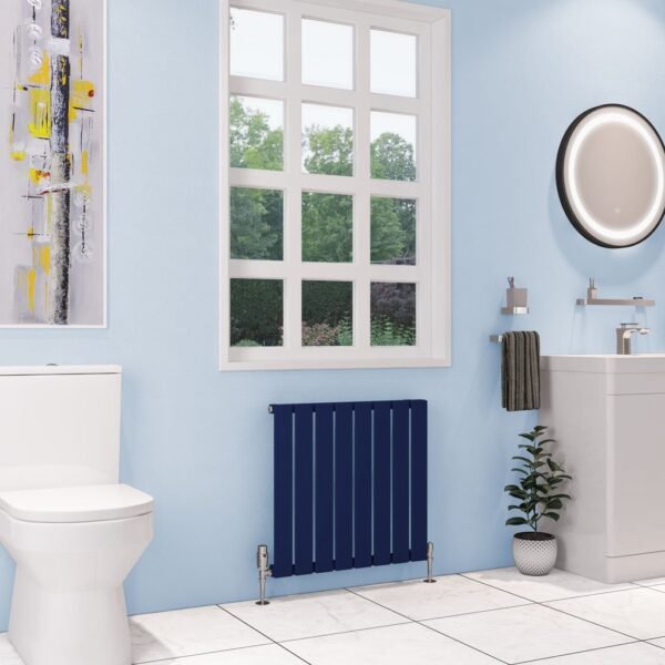 Eastbrook Deddington Single Designer Radiator Matt Cobalt Blue
