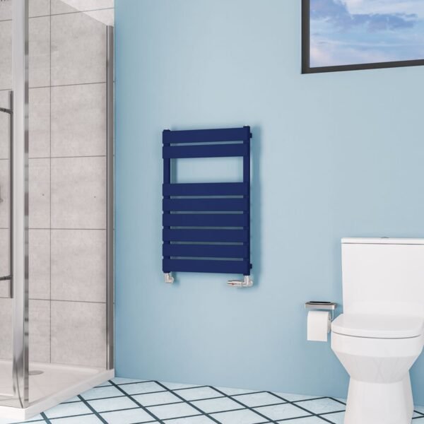 Eastbrook Deddington Designer Heated Towel Rail Matt Cobalt Blue