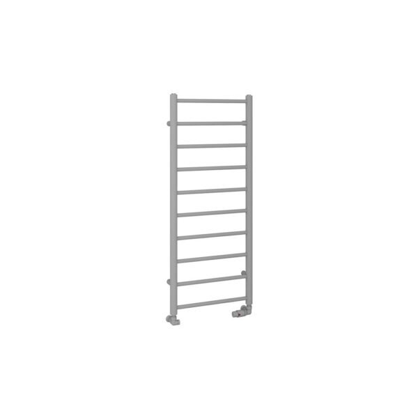 Eastbrook Tuscan Round Straight Heated Towel Rail Matt Grey - Image 6