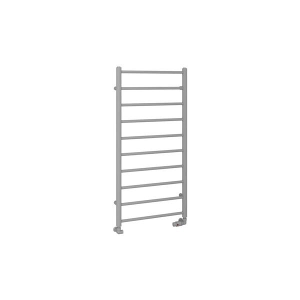 Eastbrook Tuscan Round Straight Heated Towel Rail Matt Grey - Image 7