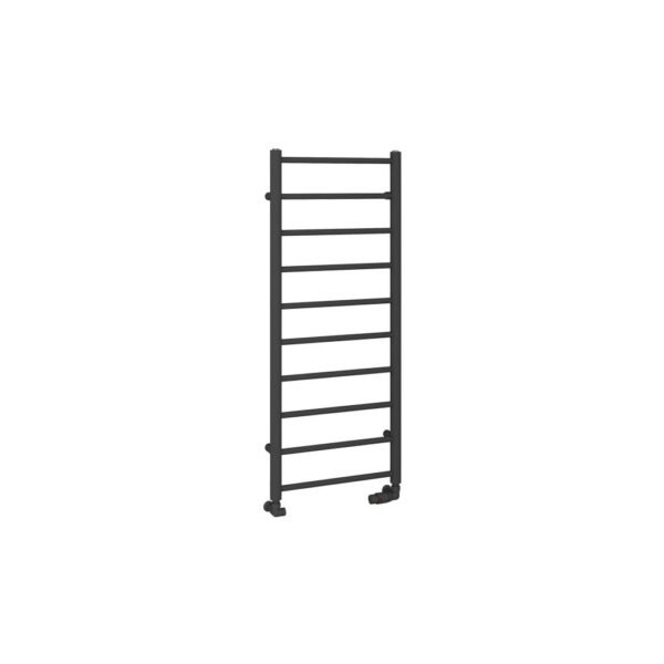 Eastbrook Tuscan Round Straight Heated Towel Rail Matt Anthracite - Image 6