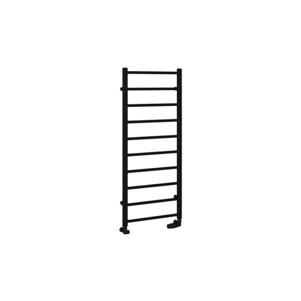 Eastbrook Tuscan Round Straight Heated Towel Rail Matt Black - Image 6