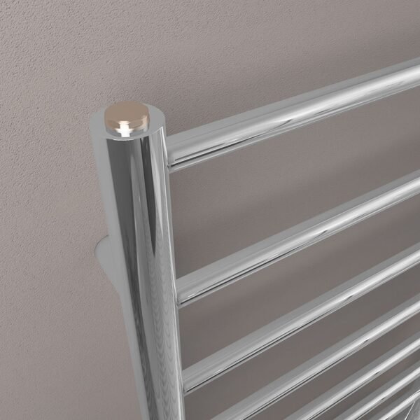 Eastbrook Tuscan Round Straight Heated Towel Rail Chrome - Image 3